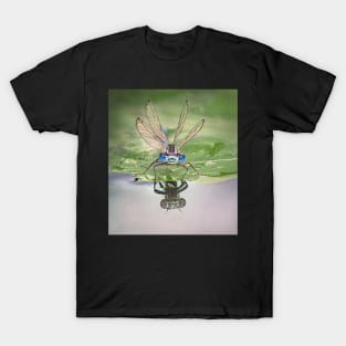 Blue-tailed Damselfly Reflection T-Shirt